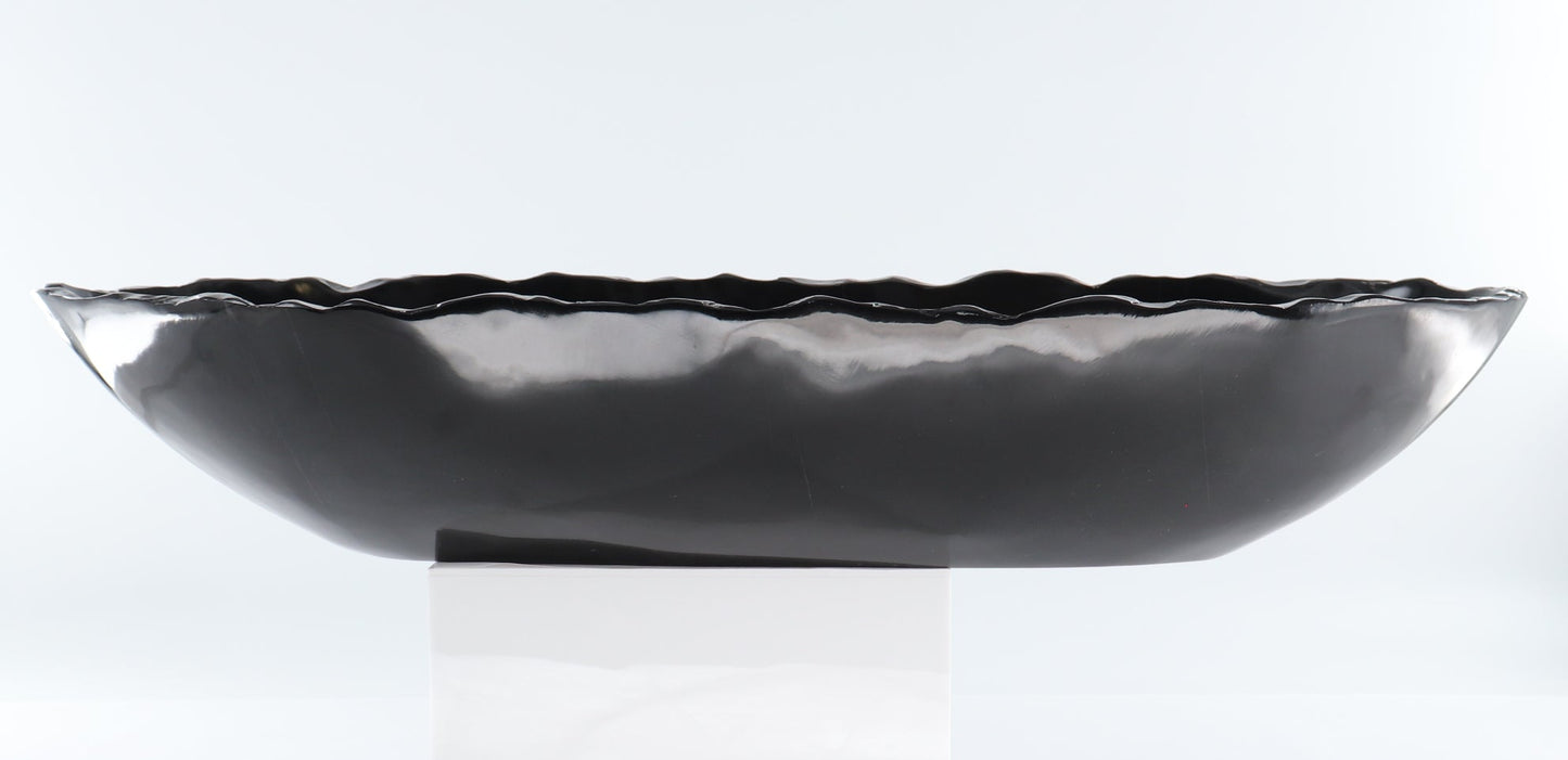 Black Marble Canoe Bowl - Expert Wholesale and Supplier of Wholesale Crystals & Bulk Gemstones, ["Bowls","Mexico","onyx"]