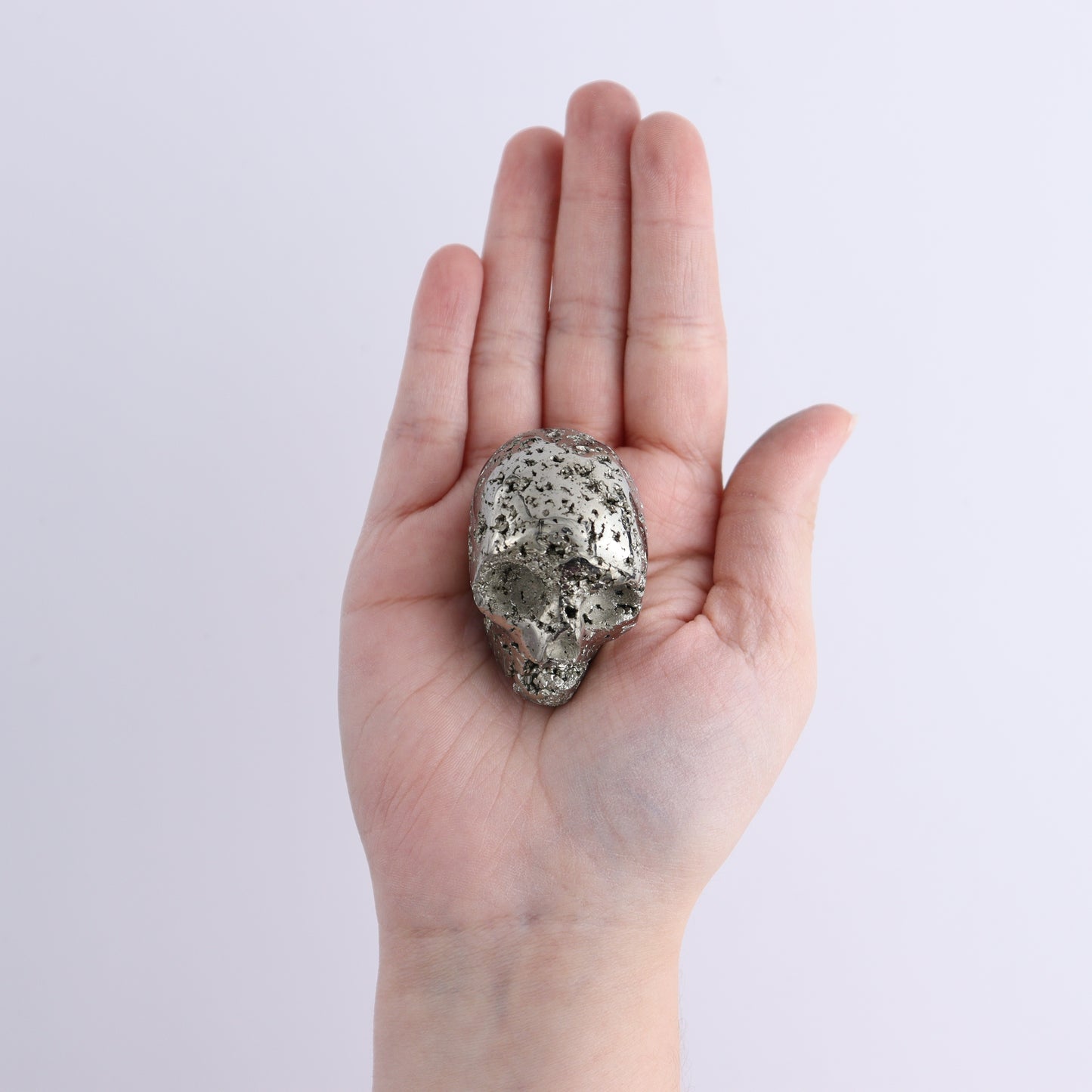 Pyrite Skulls Set of 6 - Expert Wholesale and Supplier of Wholesale Crystals & Bulk Gemstones, ["Hearts","Peru","Pyrite"]