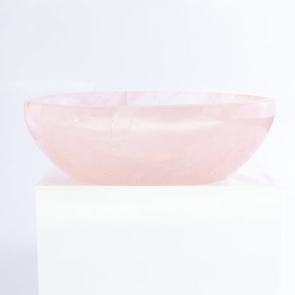 Rose Quartz Bowls Set of 2 - Expert Wholesale and Supplier of Wholesale Crystals & Bulk Gemstones, ["Bowls","Rose Quartz"]