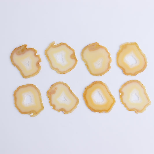 Iris Agate Slices Set of 8 - Expert Wholesale and Supplier of Wholesale Crystals & Bulk Gemstones, ["Agate","Iris Agate","Slices and Slabs"]