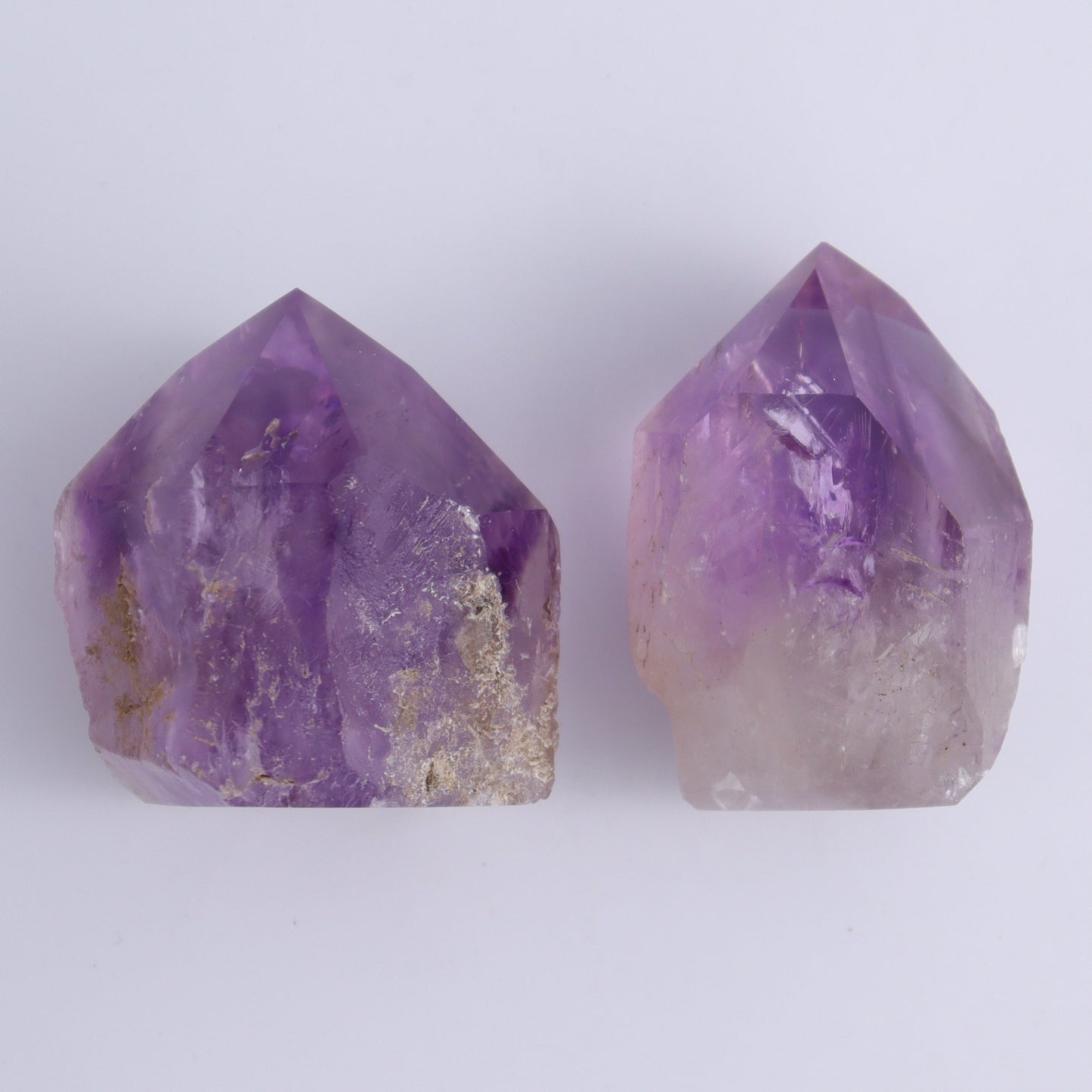 Amethyst Tops Polished Set of 5 - Expert Wholesale and Supplier of Wholesale Crystals & Bulk Gemstones, ["Amethyst","Brazil","Top Polished"]