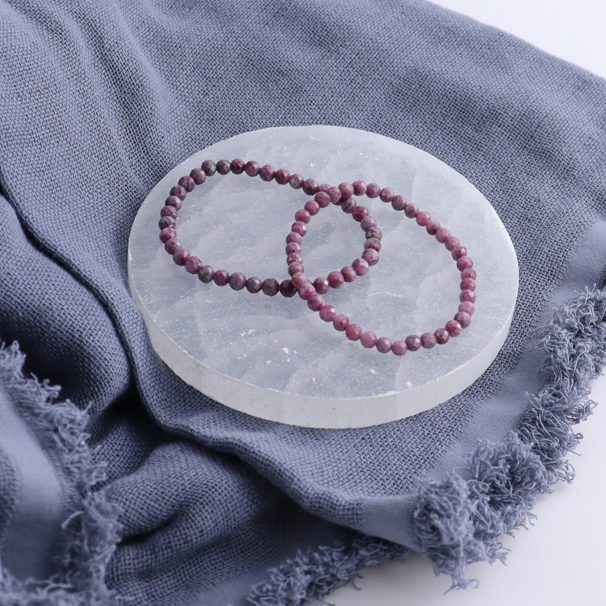 One Faceted Ruby Bracelet - Expert Wholesale and Supplier of Wholesale Crystals & Bulk Gemstones, ["Bracelet","bracelets","Faceted","Ruby"]