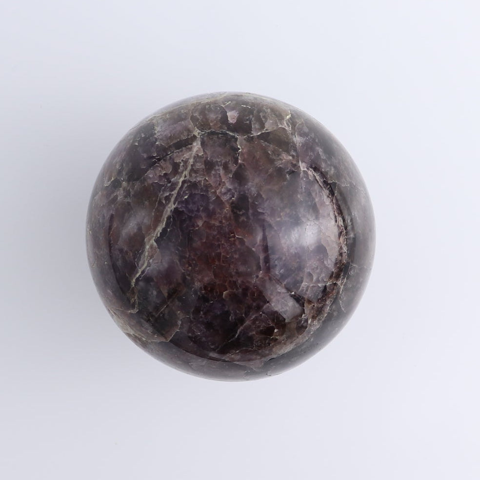 Amethyst Cacoxenite Sphere