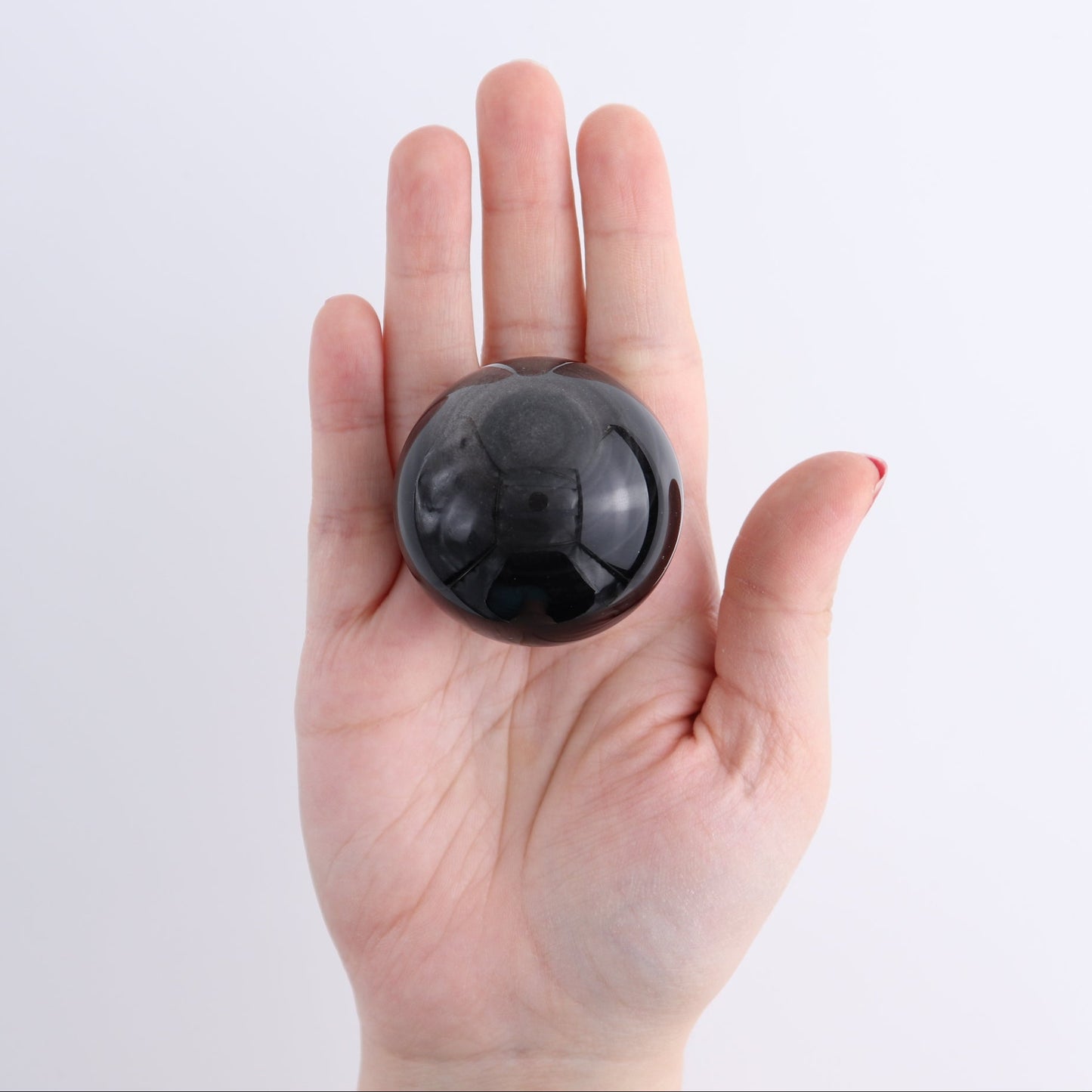Obsidian Spheres Set of 6