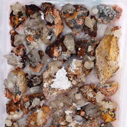 Cerussite Barite from Morocco Flat