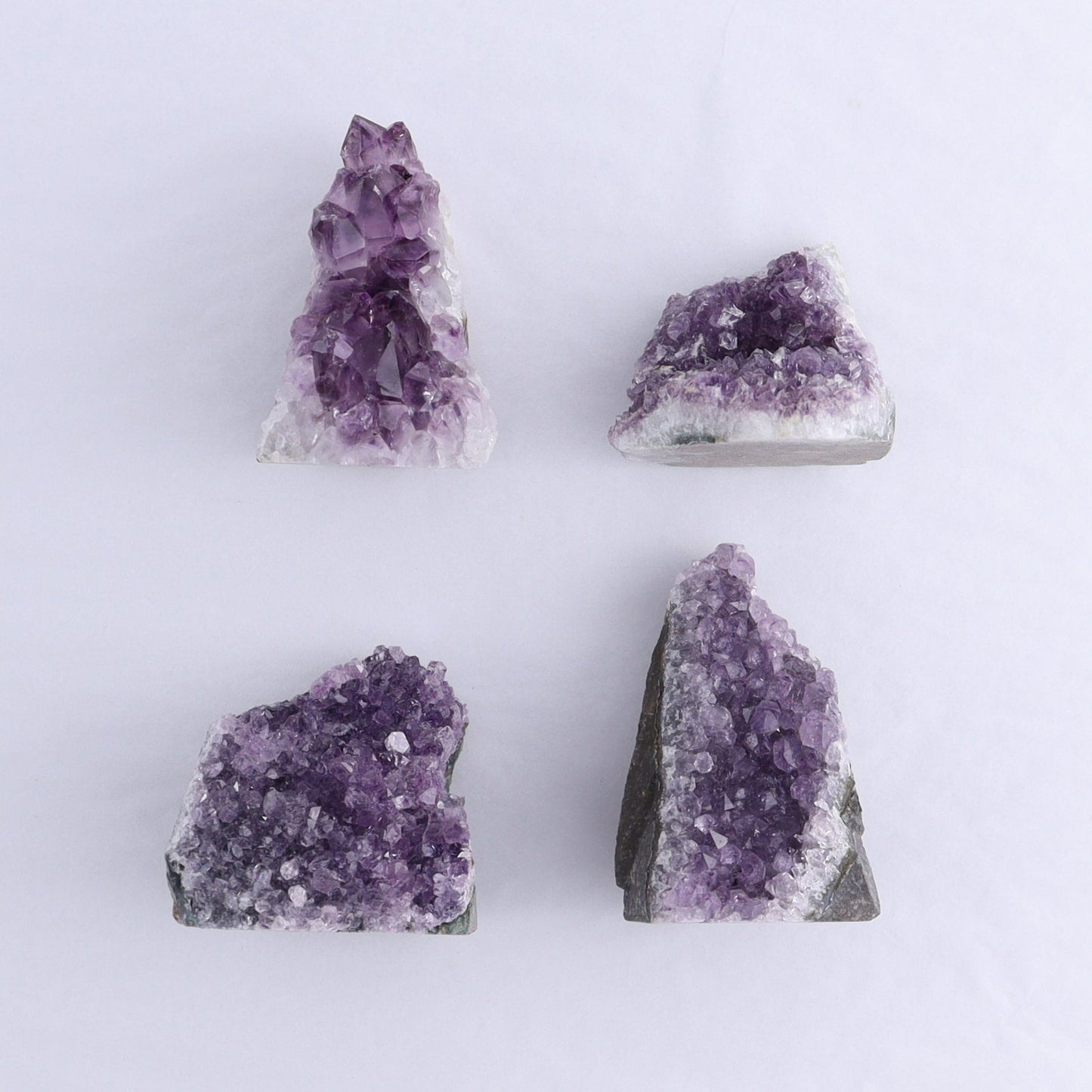 Uruguay Amethyst Cut Base Set of 12 - Expert Wholesale and Supplier of Wholesale Crystals & Bulk Gemstones, ["Amethyst","Cut Base","Uruguay"]