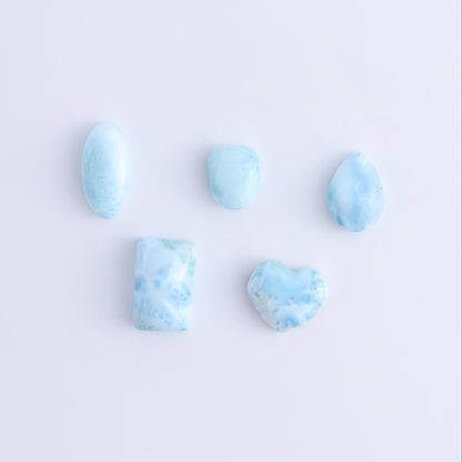 Larmiar Cabs Set of 10 - Expert Wholesale and Supplier of Wholesale Crystals & Bulk Gemstones, ["Cabs","Freeform","Freeforms","Larimar"]