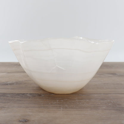 Mexican Onyx/Calcite Bowl 12"