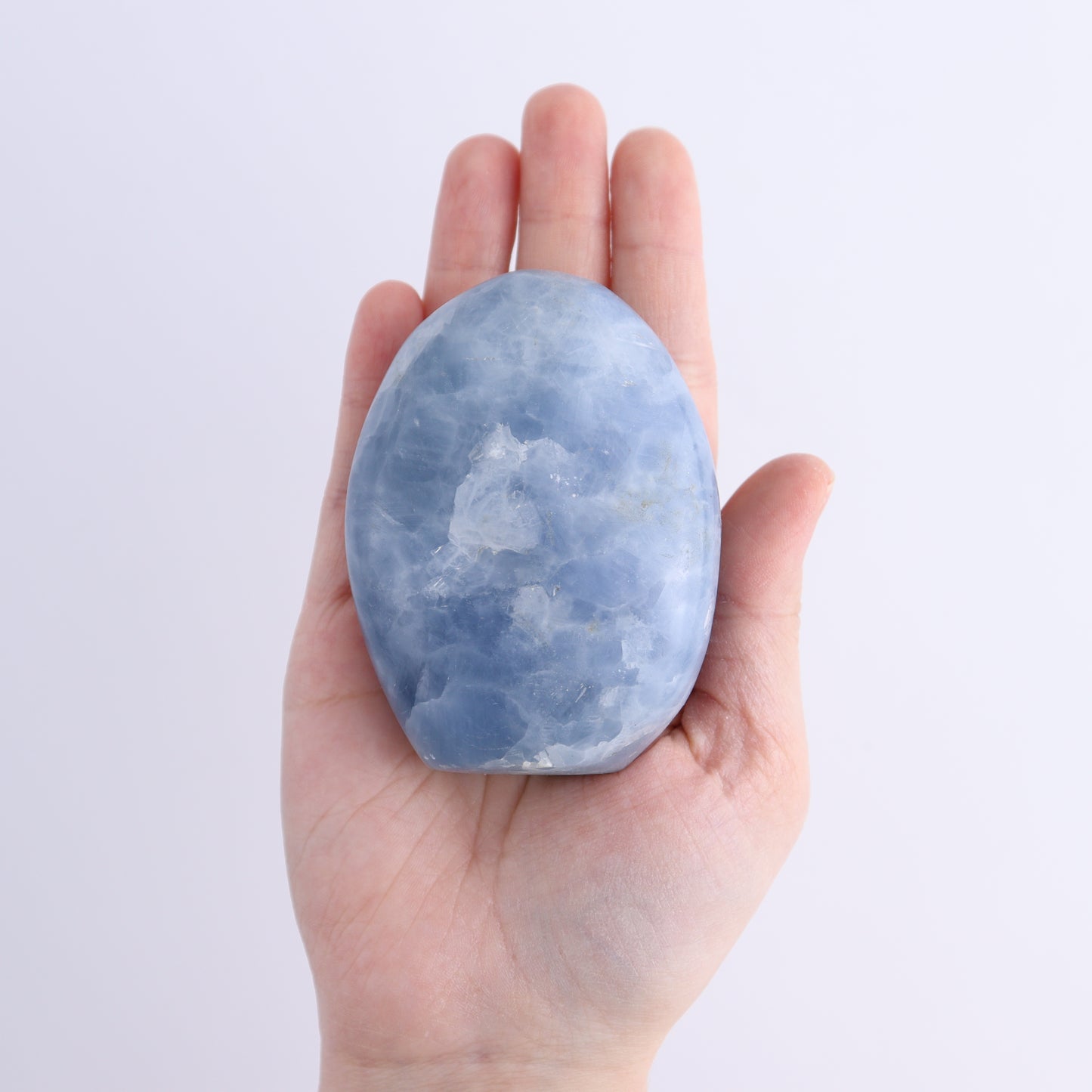 Blue Calcite Freeforms Set of 4 - Expert Wholesale and Supplier of Wholesale Crystals & Bulk Gemstones, ["Blue Calcite","Calcite","Freeform","Freeforms"]
