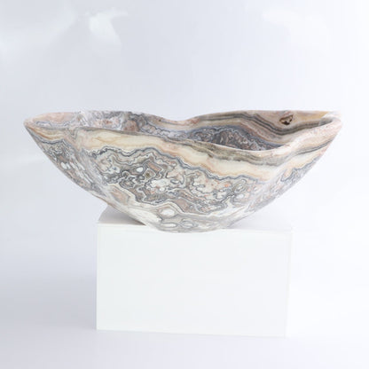 Mexican Onyx/Calcite Bowl 12"
