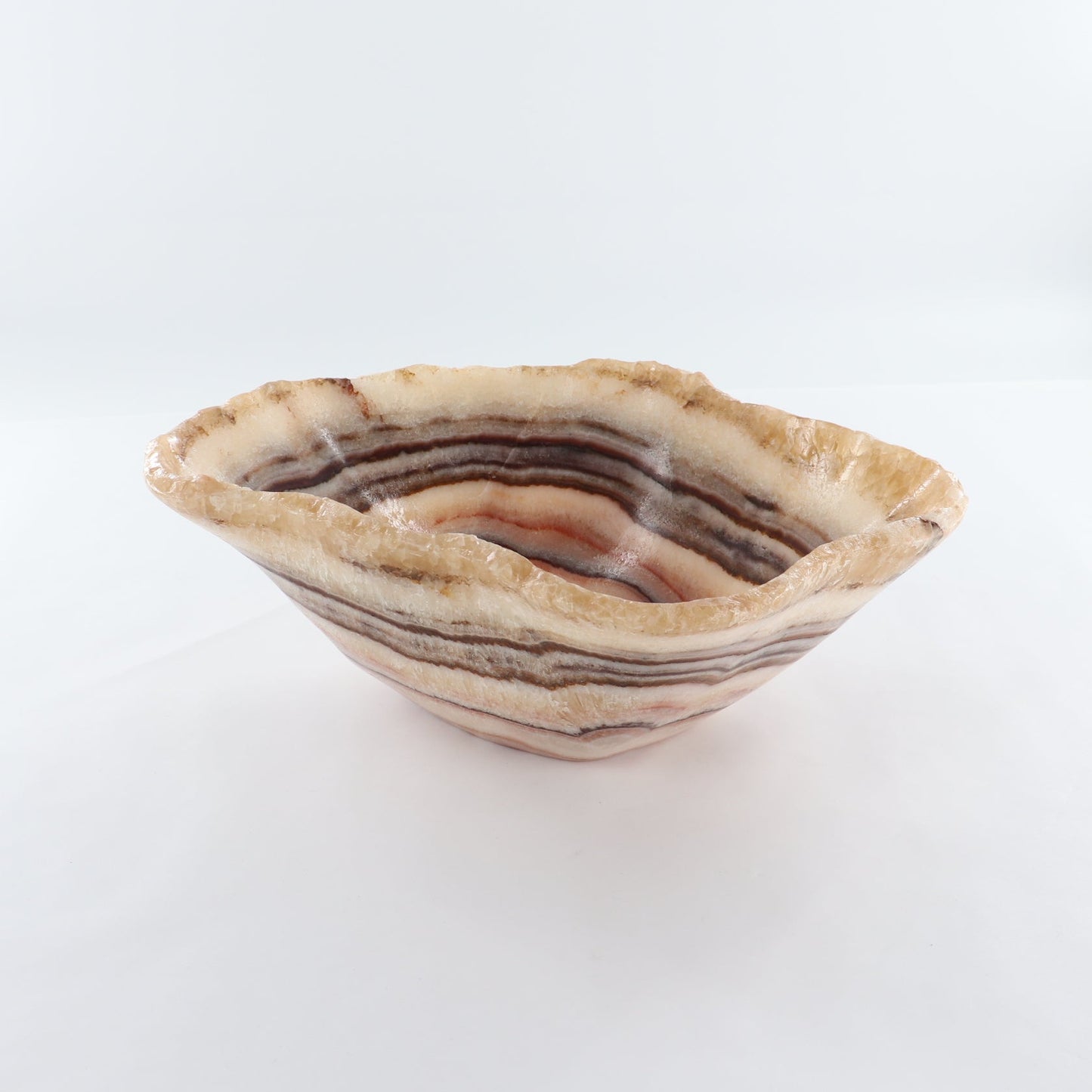 Mexican Onyx/Calcite Bowl 15"