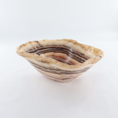 Mexican Onyx/Calcite Bowl 15"