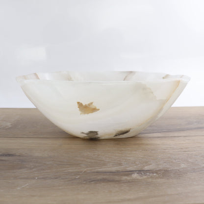 Mexican Onyx/Calcite Bowl 10"