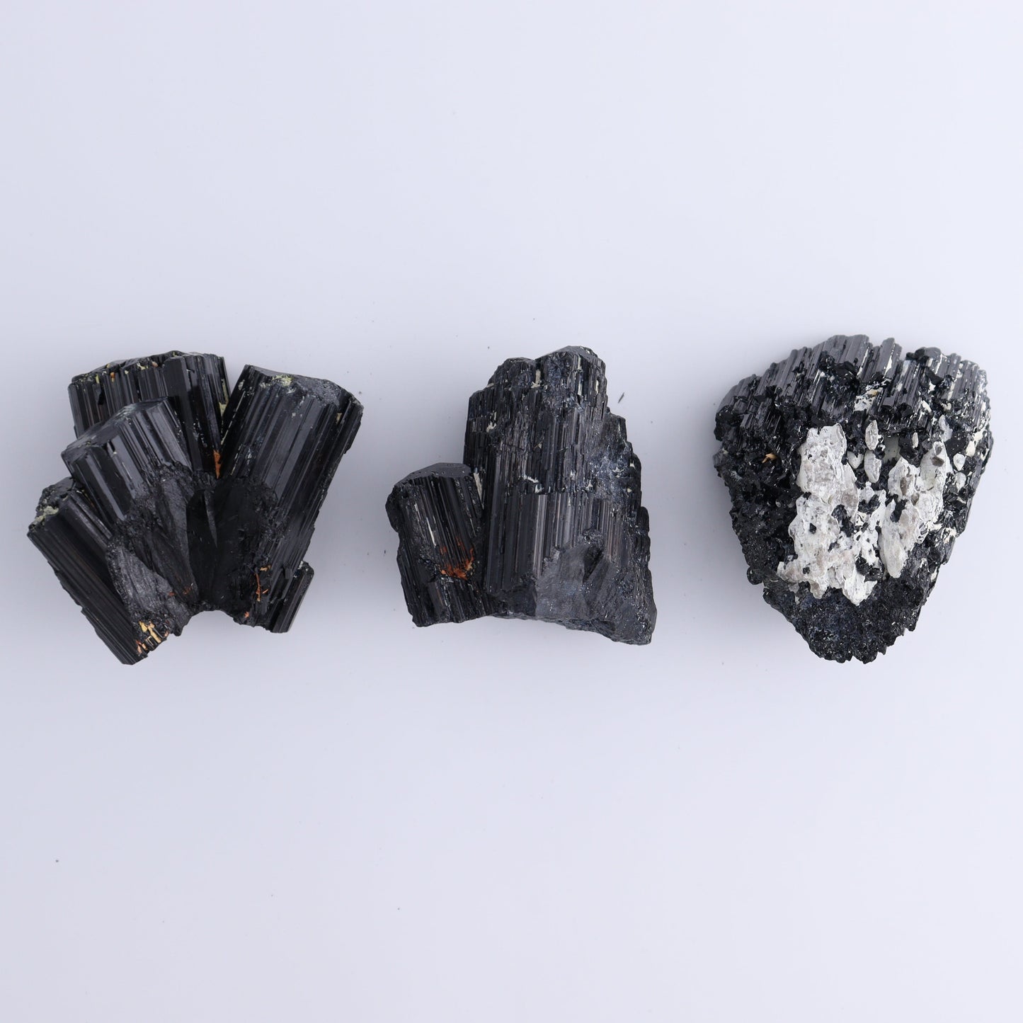 Black Tourmaline Roughs Set of 6 - Expert Wholesale and Supplier of Wholesale Crystals & Bulk Gemstones, ["Black Tourmaline","Madagascar","Rough","Tourmaline"]