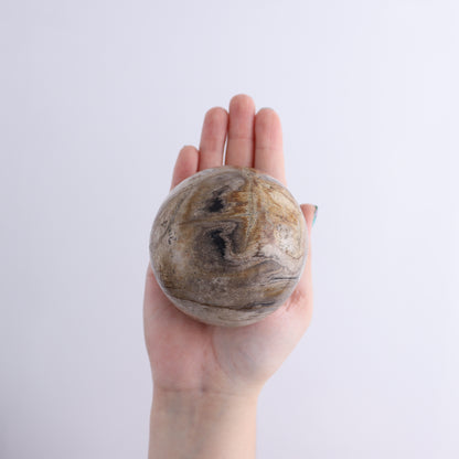 Petrified Wood Spheres Set of 4 - Expert Wholesale and Supplier of Wholesale Crystals & Bulk Gemstones, ["Indonesia","Petrified Wood","Spheres"]