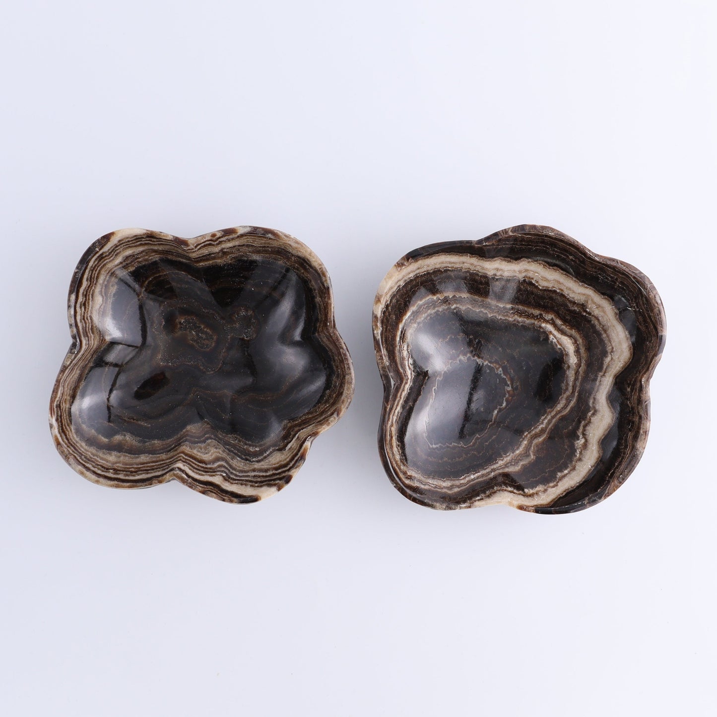 One Mexican Onyx/Calcite Chocolate Irregular Bowl - Expert Wholesale and Supplier of Wholesale Crystals & Bulk Gemstones, ["bowl","Bowls","Calcite","Catalog Onyx","Decorative Dish","Mexico","onyx"]