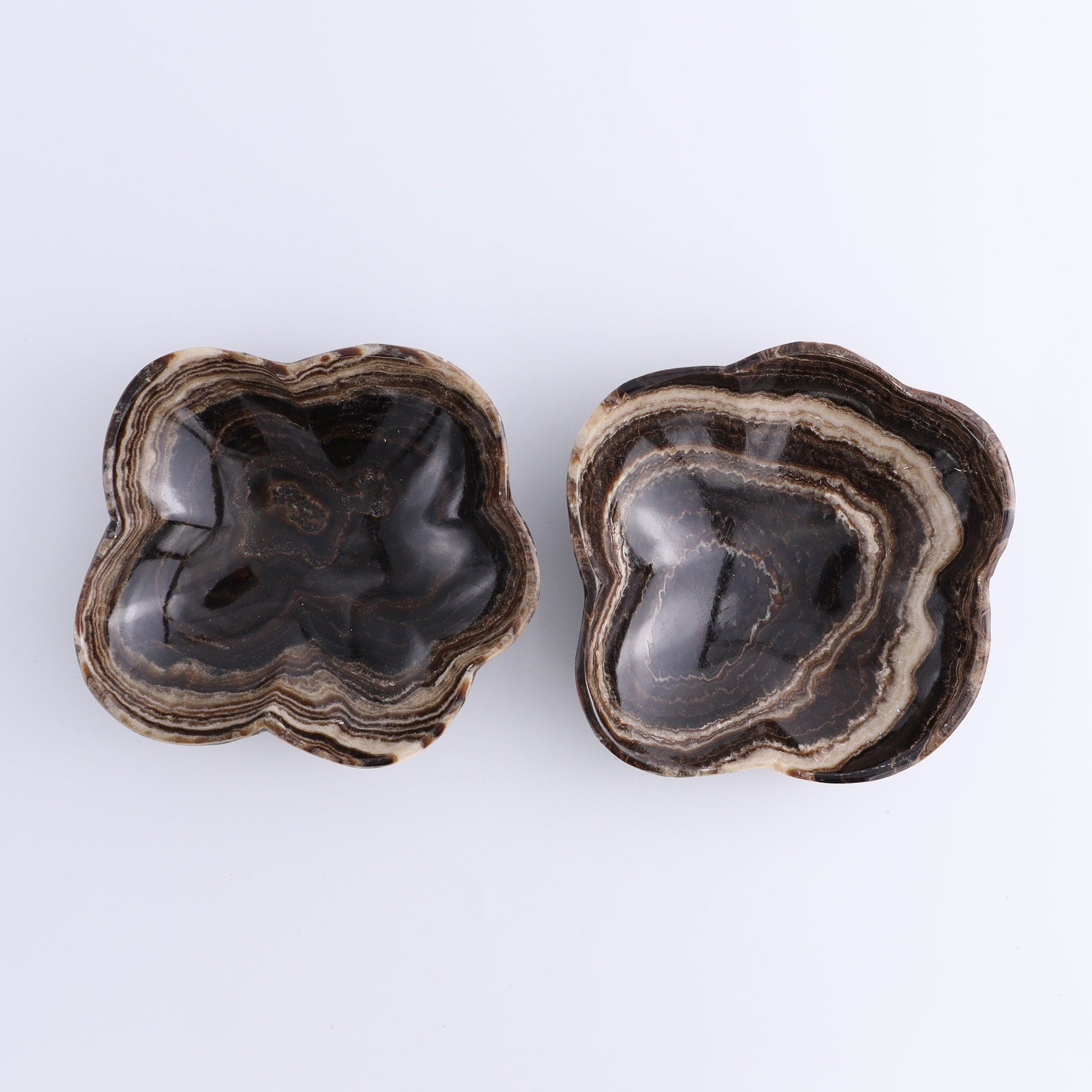 One Mexican Onyx/Calcite Chocolate Irregular Bowl - Expert Wholesale and Supplier of Wholesale Crystals & Bulk Gemstones, ["bowl","Bowls","Calcite","Catalog Onyx","Decorative Dish","Mexico","onyx"]