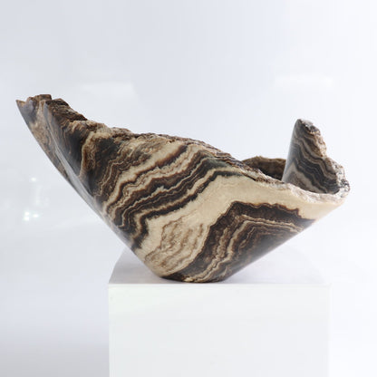 Mexican Onyx/Calcite Bowl 12"