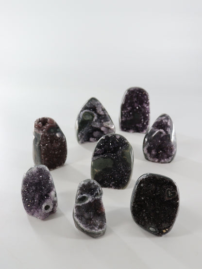 Amethyst Cut Bases Set of 8 - Expert Wholesale and Supplier of Wholesale Crystals & Bulk Gemstones, []