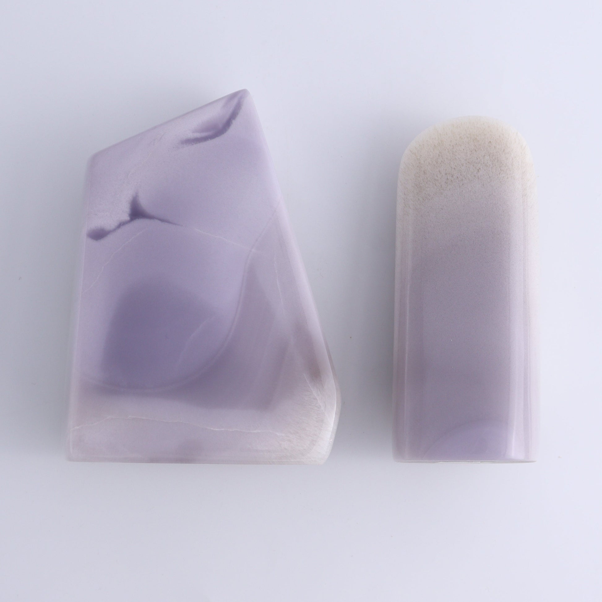 Lavender Fluorite Freeform Set of 2 - Expert Wholesale and Supplier of Wholesale Crystals & Bulk Gemstones, ["Fluorite","Freeform","Freeforms","Lavender Fluorite","Mexico"]