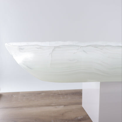 Mexican Onyx/Calcite Canoe Bowl - Expert Wholesale and Supplier of Wholesale Crystals & Bulk Gemstones, ["Bowls","Calcite","canoe","Mexico","onyx"]