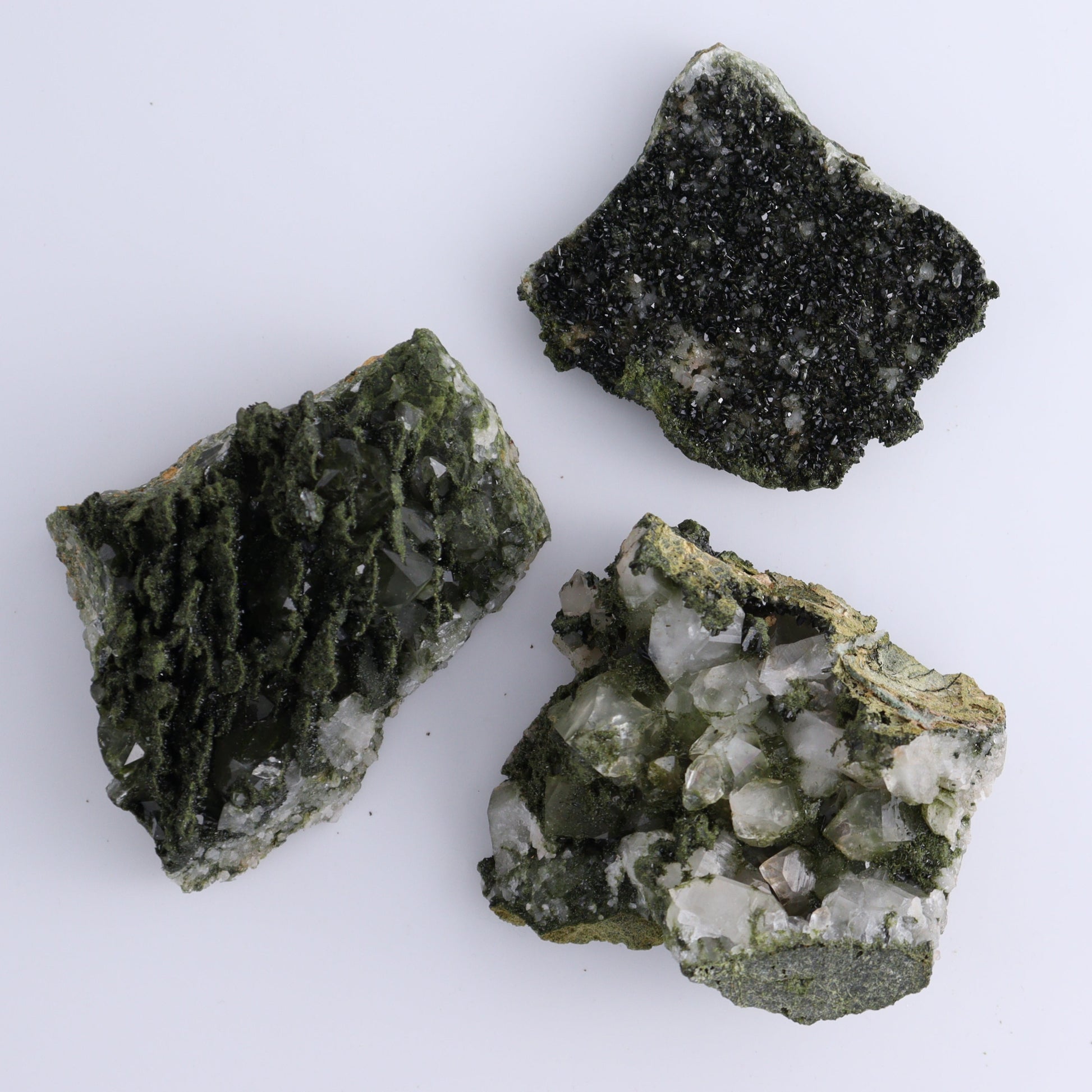 Epidote Set of 6 - Expert Wholesale and Supplier of Wholesale Crystals & Bulk Gemstones, ["epidote","flat","Flats"]