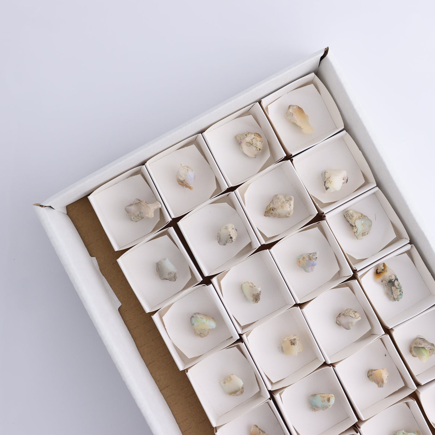 Ethiopian Opal Set of 24 - Expert Wholesale and Supplier of Wholesale Crystals & Bulk Gemstones, ["Ethiopia","ethiopian opal","Opal"]