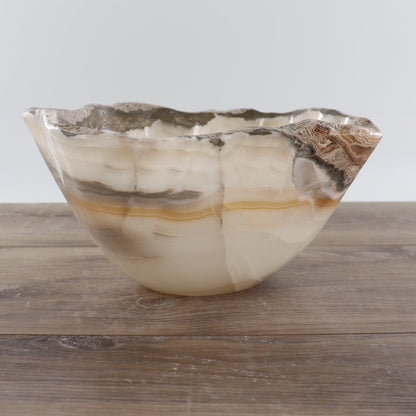 Mexican Onyx/Calcite Bowl 12"
