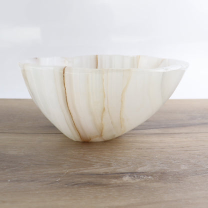 Mexican Onyx/Calcite Bowl 10"