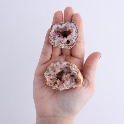 Pink Amethyst Flat of 12 - Expert Wholesale and Supplier of Wholesale Crystals & Bulk Gemstones, ["Amethyst","Pink Amethyst"]