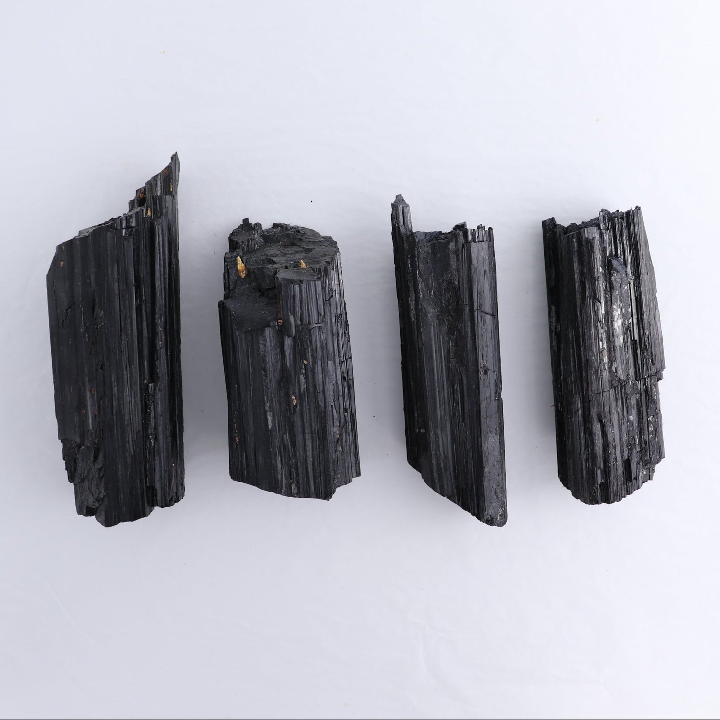 Black Tourmaline Log Set of 4