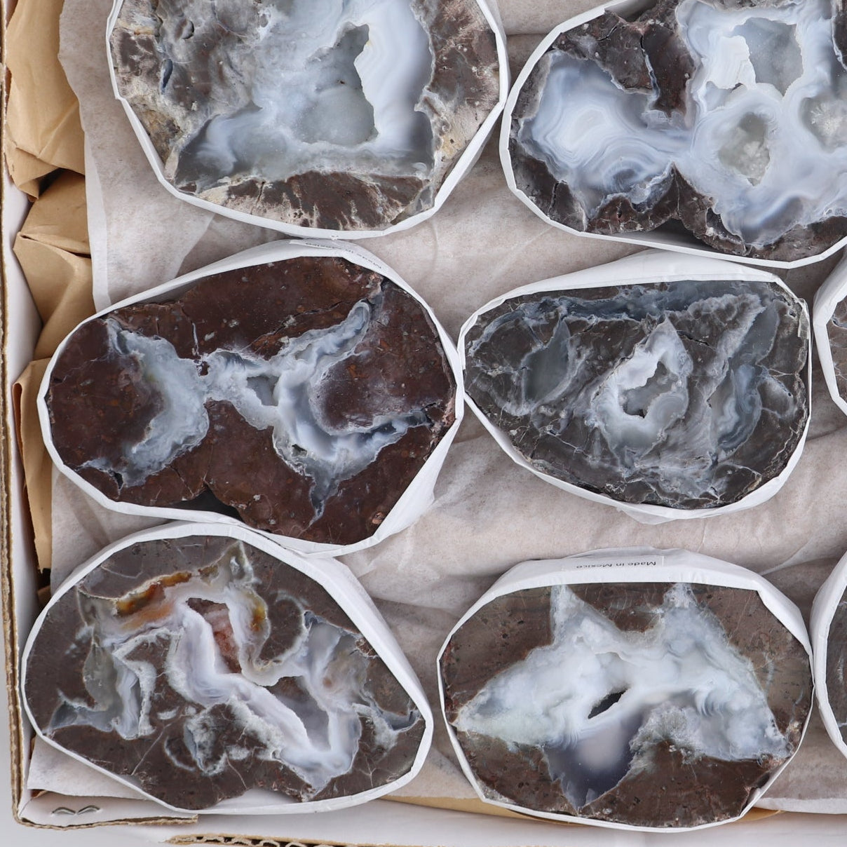 Agate Geodes Set of 11