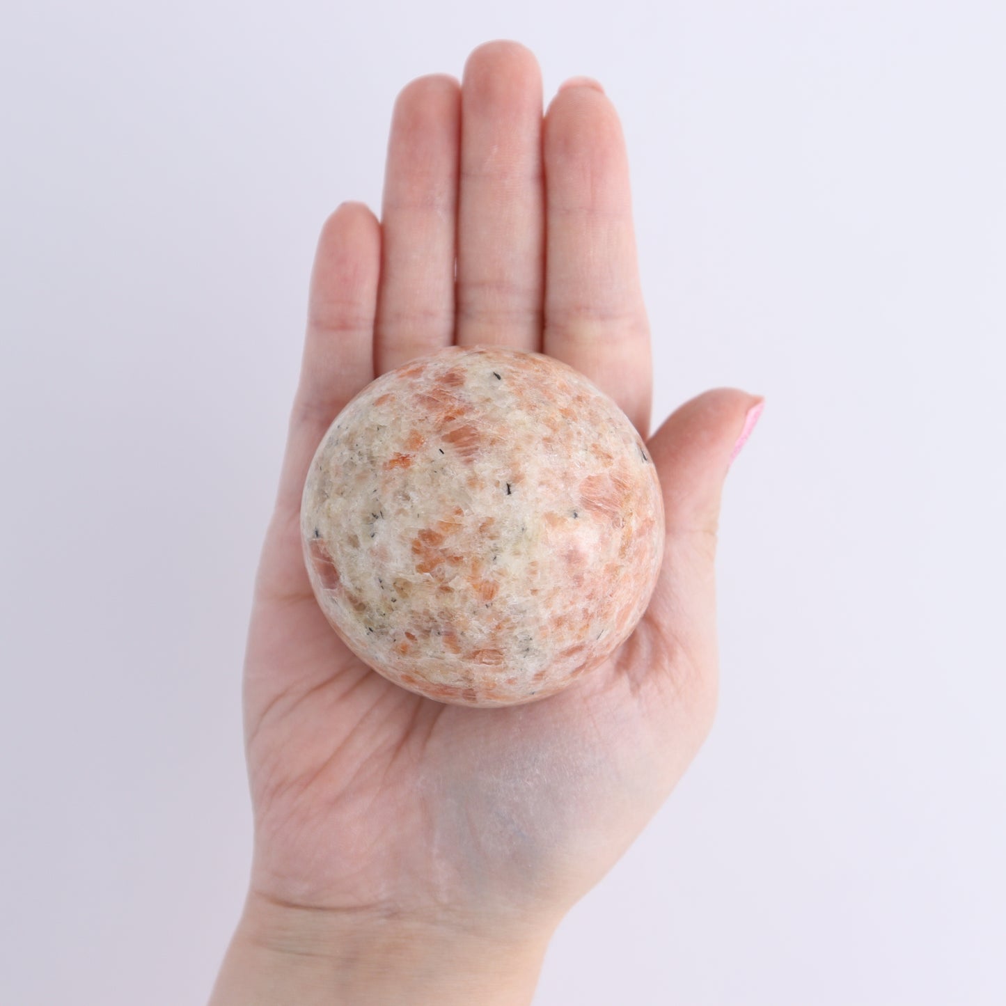 Sunstone Spheres Set of 5 - Expert Wholesale and Supplier of Wholesale Crystals & Bulk Gemstones, ["Spheres","Sunstone"]