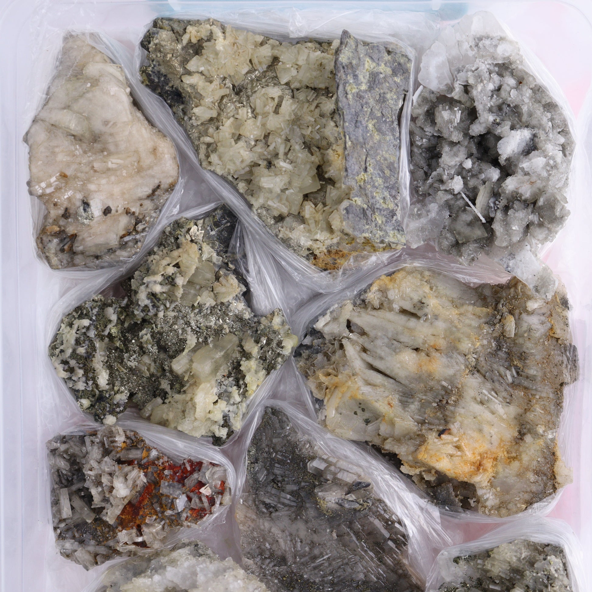 Barite Pyrite from Morocco Flat - Expert Wholesale and Supplier of Wholesale Crystals & Bulk Gemstones, ["Barite","Barite on Pyrite","Clusters","Flats","Morocco","Pyrite"]