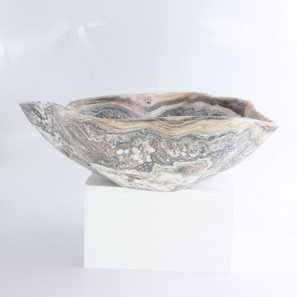 Mexican Onyx/Calcite Bowl 12"