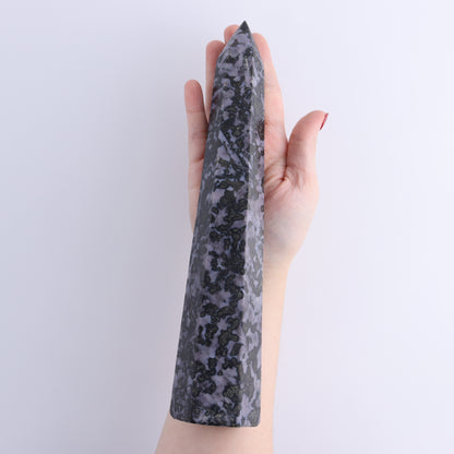 Indigo Gabro Towers Set of 3 - Expert Wholesale and Supplier of Wholesale Crystals & Bulk Gemstones, ["Indigo Gabro","Madagascar","Towers"]