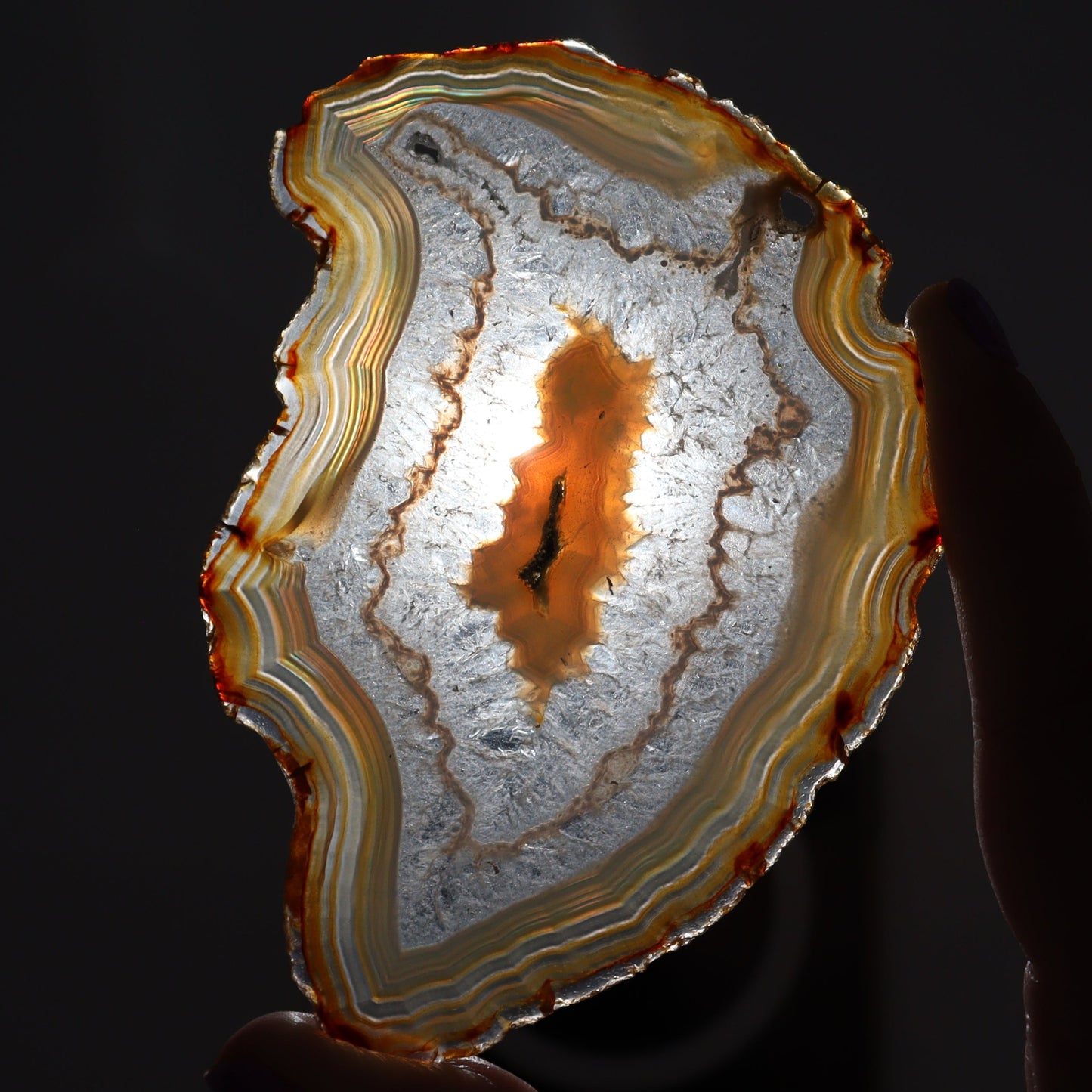 Iris Agate Slices Set of 6 - Expert Wholesale and Supplier of Wholesale Crystals & Bulk Gemstones, ["Agate","Iris Agate","Slices and Slabs"]