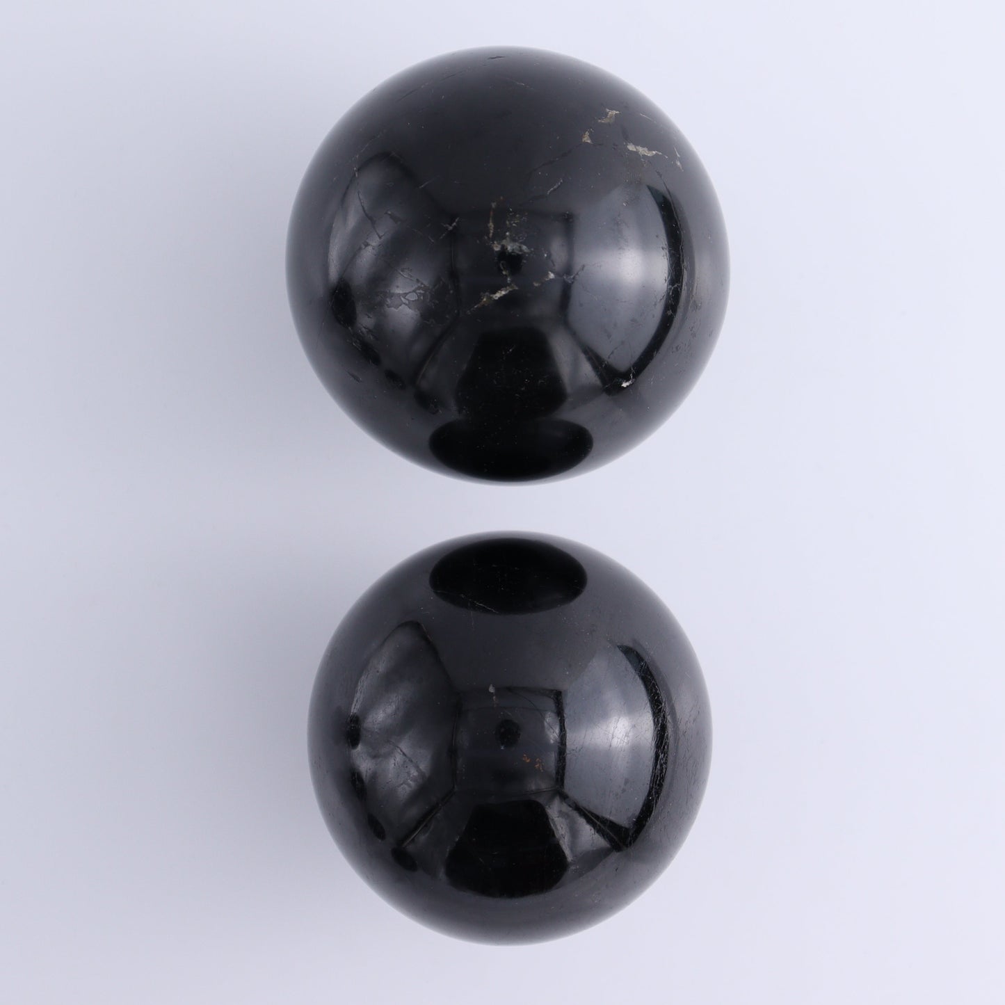 Black Tourmaline Spheres Set of 6 - Expert Wholesale and Supplier of Wholesale Crystals & Bulk Gemstones, ["Black Tourmaline","Spheres","Tourmaline"]