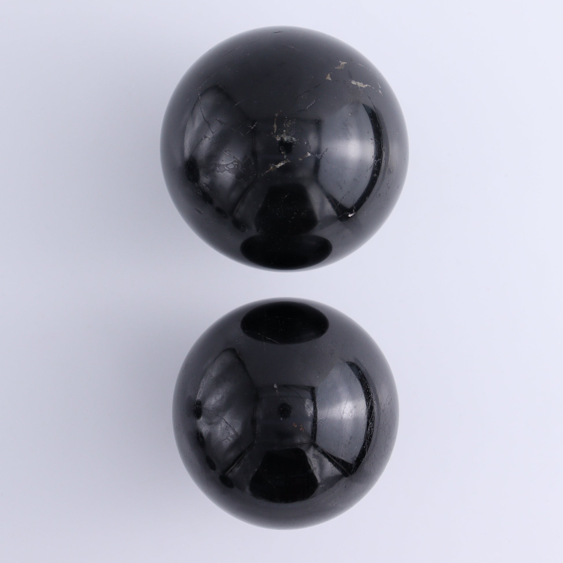 Black Tourmaline Spheres Set of 6 - Expert Wholesale and Supplier of Wholesale Crystals & Bulk Gemstones, ["Black Tourmaline","Spheres","Tourmaline"]