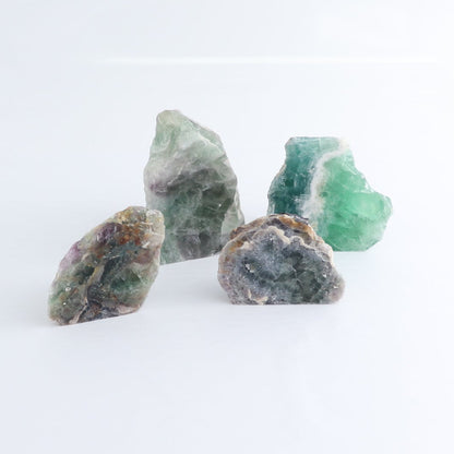 Fluorite Face Polished Set of 4