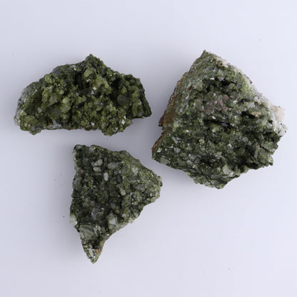 Epidote Set of 6 - Expert Wholesale and Supplier of Wholesale Crystals & Bulk Gemstones, ["epidote","flat","Flats"]