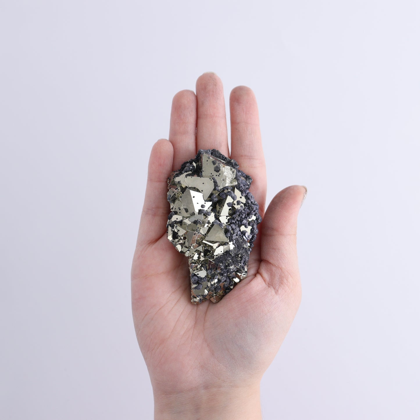Octahedral Pyrite Clusters Set of 6 - Expert Wholesale and Supplier of Wholesale Crystals & Bulk Gemstones, ["Clusters","Octahedral Pyrite","Peru","Pyrite"]