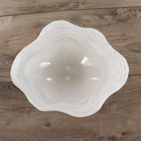 Mexican Onyx/Calcite Bowl 12" - Expert Wholesale and Supplier of Wholesale Crystals & Bulk Gemstones, ["Bowls","Calcite","Mexico","onyx"]