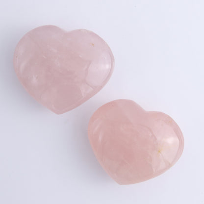 Rose Quartz Hearts Set of 6 - Expert Wholesale and Supplier of Wholesale Crystals & Bulk Gemstones, ["Hearts","Madagascar","Quartz","Rose Quartz"]