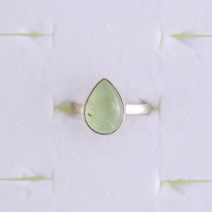 Prehnite Rings Set of 5 (Ring Holders Not Included) - Expert Wholesale and Supplier of Wholesale Crystals & Bulk Gemstones, ["Prehnite","Ring","rings","sterling silver"]