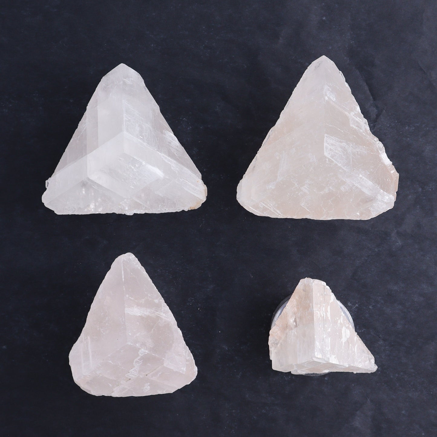 Pink Optical Calcite (Fluorescent) Set of 12 - Expert Wholesale and Supplier of Wholesale Crystals & Bulk Gemstones, ["Calcite","Mexico","Optical Calcite"]