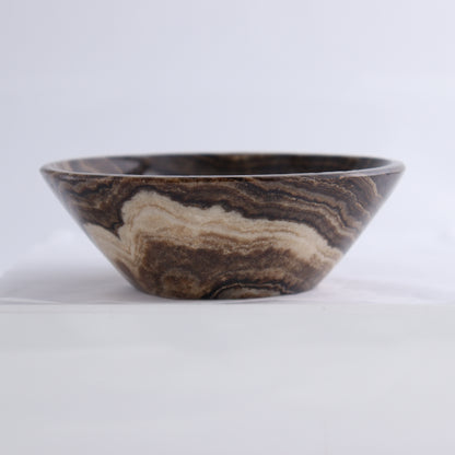 Chocolate Onyx Bowls Set of 5 - Expert Wholesale and Supplier of Wholesale Crystals & Bulk Gemstones, ["Bowls","Decorative Dish","Mexico","onyx","Round Dish"]