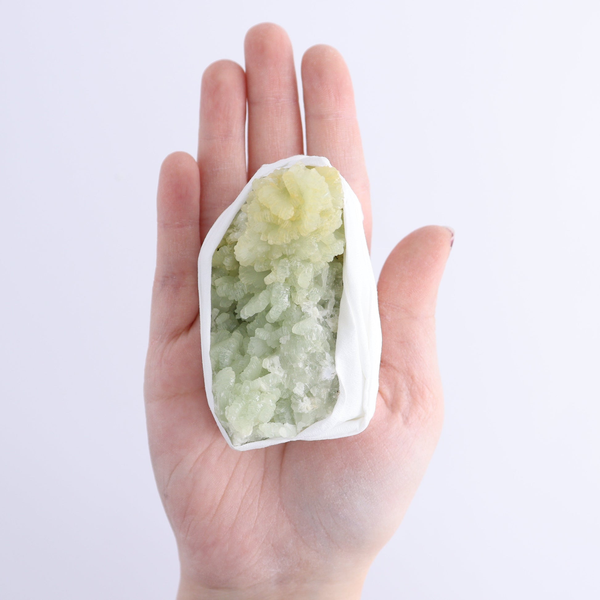 Prehnite Flat from Morocco - Expert Wholesale and Supplier of Wholesale Crystals & Bulk Gemstones, ["Clusters","Flats","Morocco","Prehnite"]