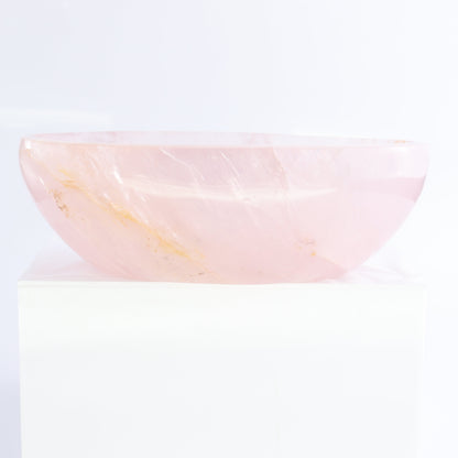 Rose Quartz Bowls Set of 2 - Expert Wholesale and Supplier of Wholesale Crystals & Bulk Gemstones, ["Bowls","Rose Quartz"]