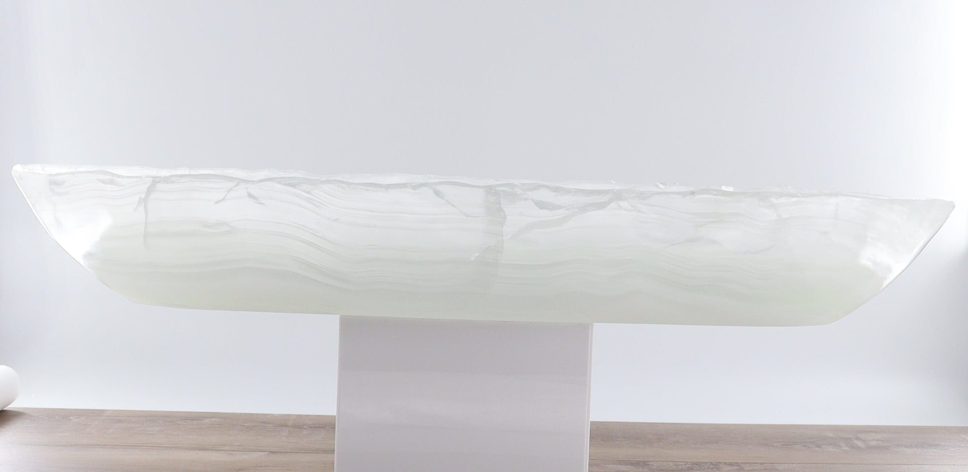 Mexican Onyx/Calcite Canoe Bowl - Expert Wholesale and Supplier of Wholesale Crystals & Bulk Gemstones, ["Bowls","Calcite","canoe","Mexico","onyx"]